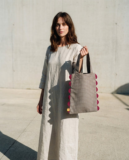 Tote Portobello cuadros caqui