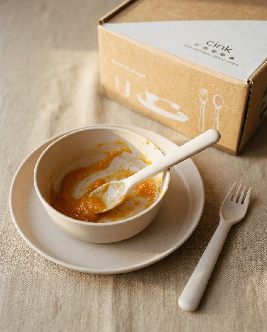 Bamboo tableware (available in 5 colors)