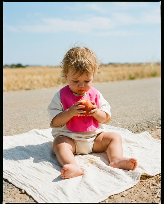 Reversible bib (available in 2 colors) 
