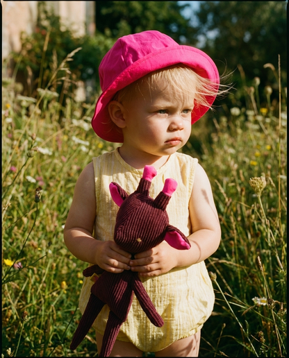macadamia kids gorro bebe fucsia