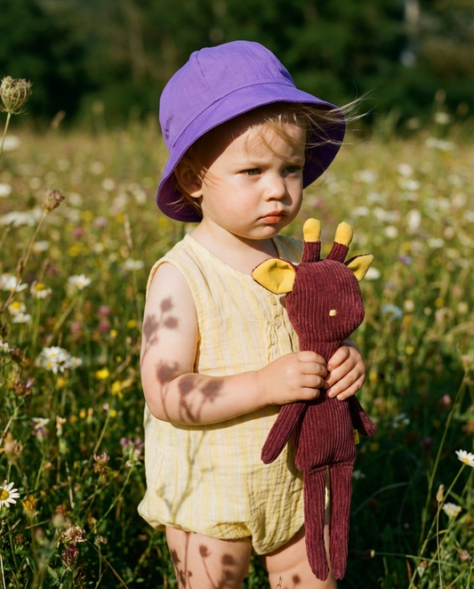 macadamia kids gorro bebe lila