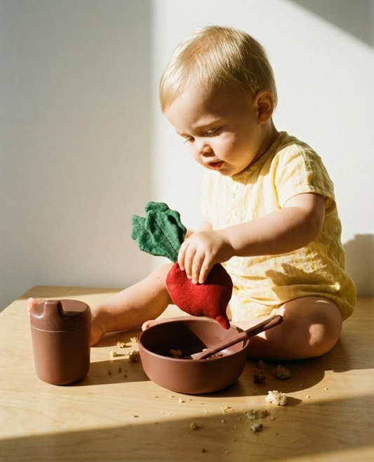 Vajilla de bambú para bebé (disponible en 5 colores) (Copia)