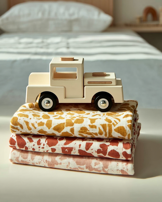 Pack 3 muselinas de algodón orgánico (disponible en 2 colores)