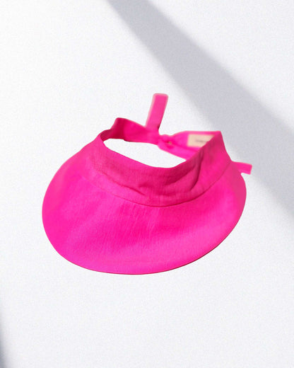 Visera lazo trasero fúcsia